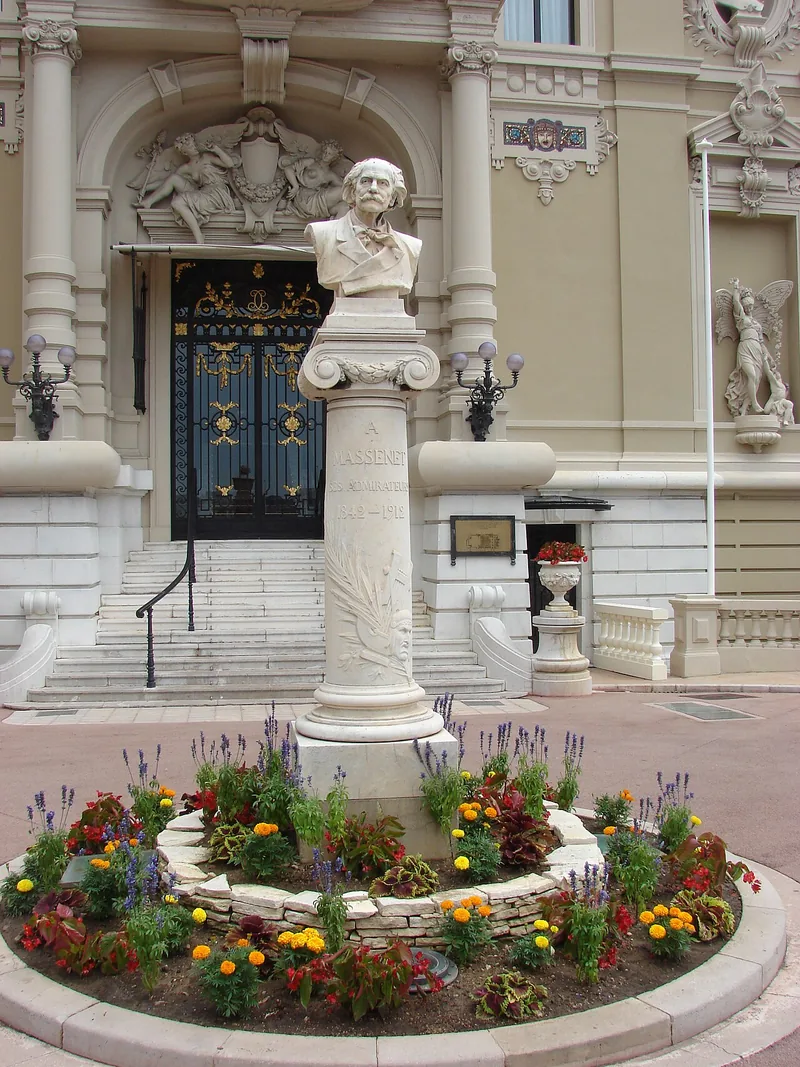 monument to Jules Massenet, Monte-Carlo, Monaco