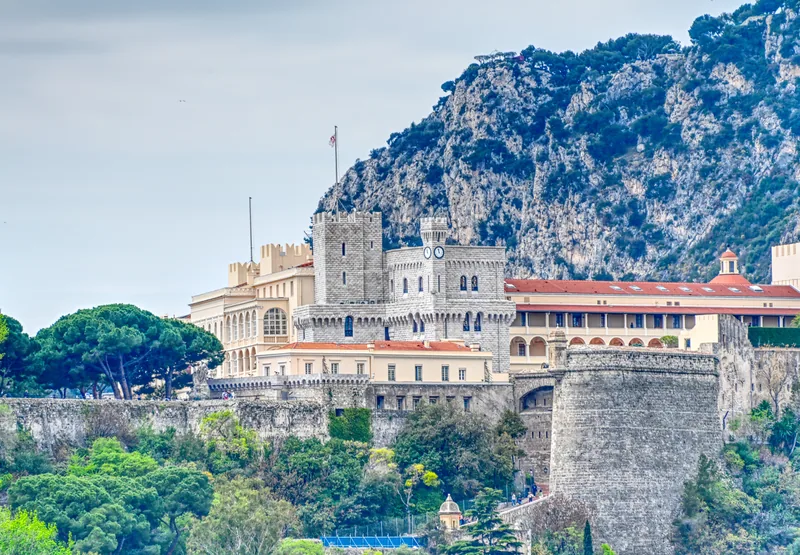 Prince's Palace atop the Rock of Monaco