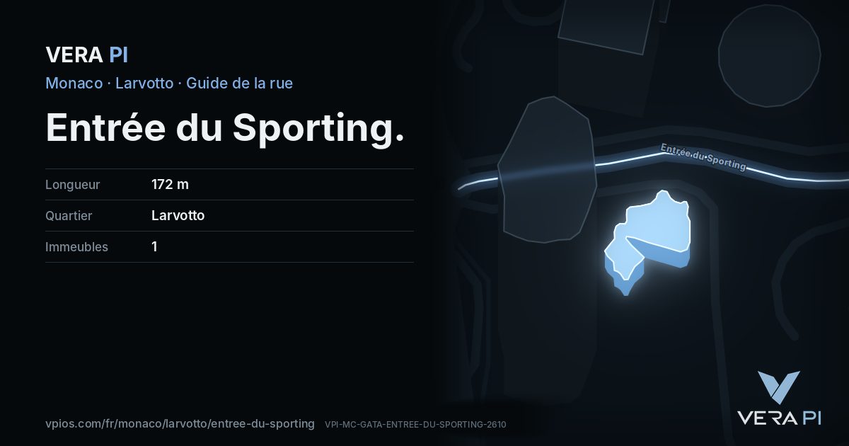 La carte VERA PI de Entrée du Sporting