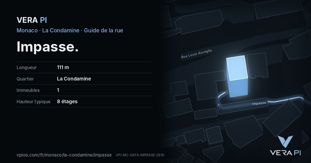 La carte VERA PI de Impasse