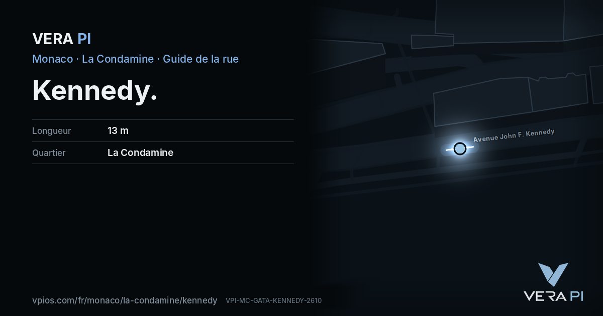 La carte VERA PI de Kennedy