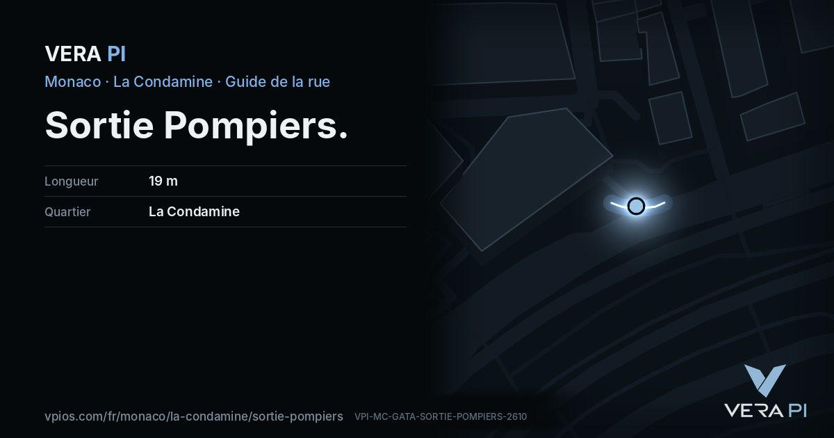 La carte VERA PI de Sortie Pompiers
