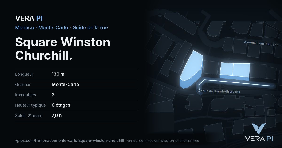 La carte VERA PI de Square Winston Churchill