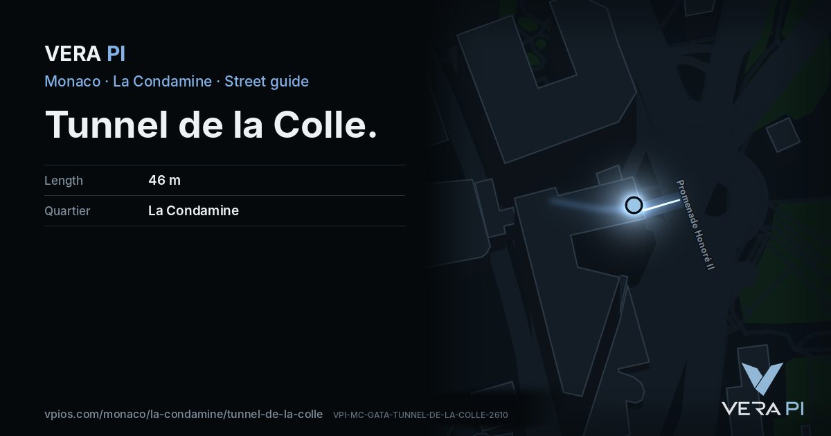 The VERA PI card for Tunnel de la Colle