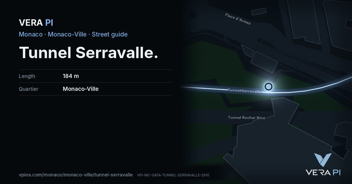 The VERA PI card for Tunnel Serravalle