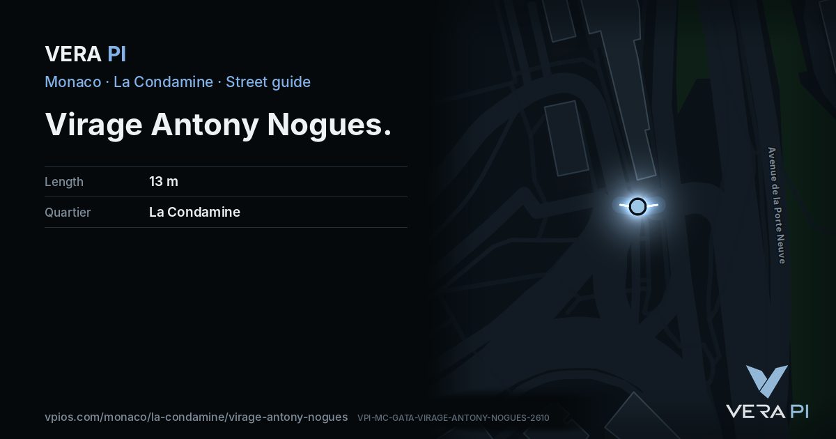 The VERA PI card for Virage Antony Nogues
