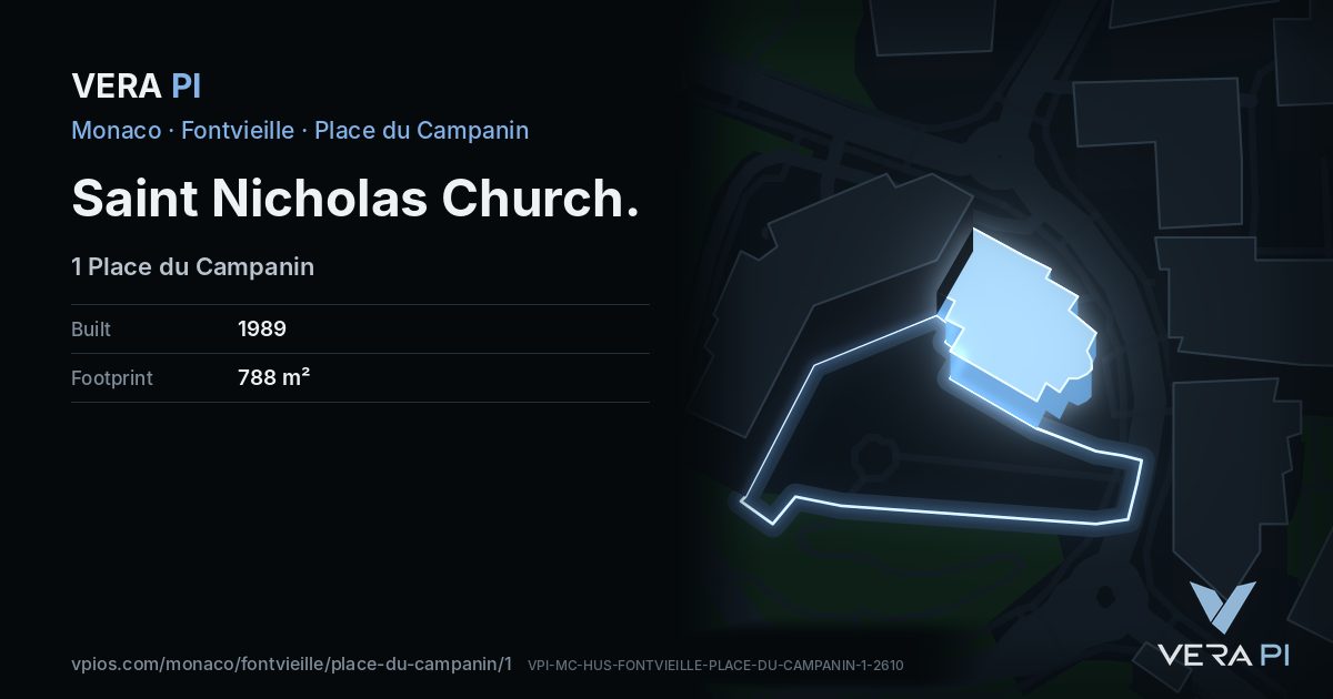 The VERA PI card for Saint Nicholas Church