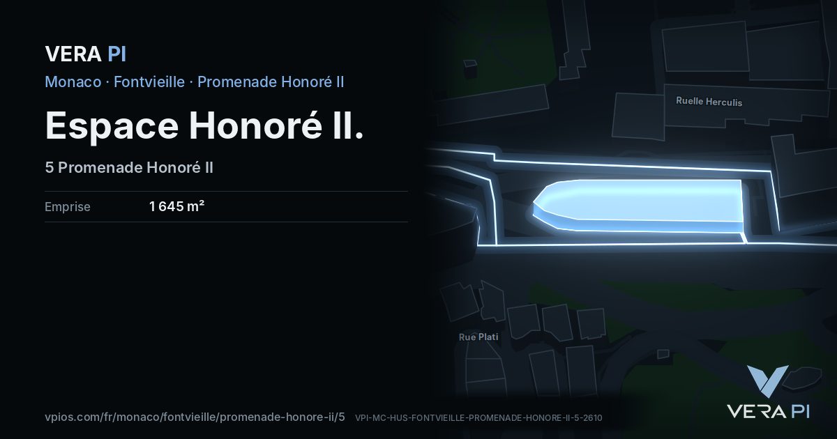 La carte VERA PI de Espace Honoré II