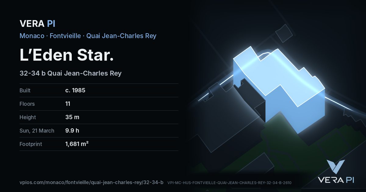 The VERA PI card for L’Eden Star