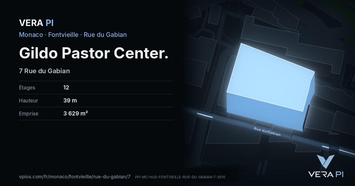 La carte VERA PI de Gildo Pastor Center