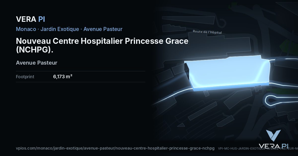 The VERA PI card for Nouveau Centre Hospitalier Princesse Grace (NCHPG)