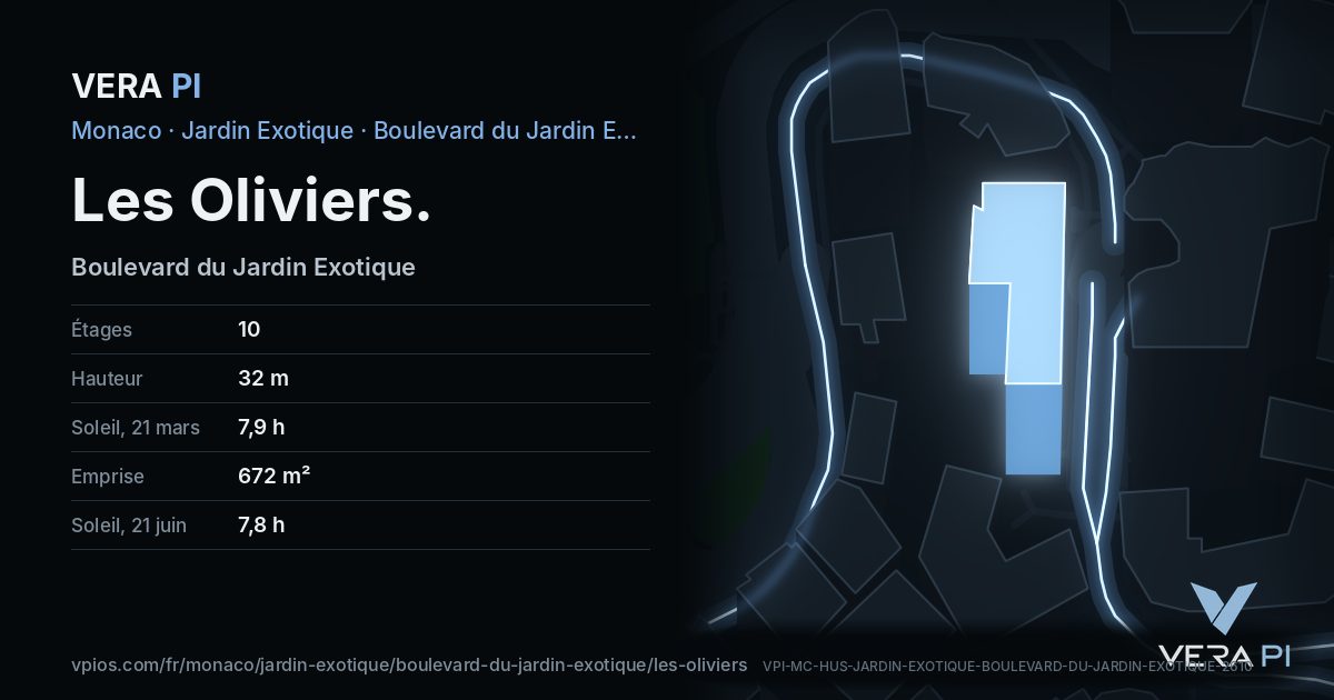La carte VERA PI de Les Oliviers