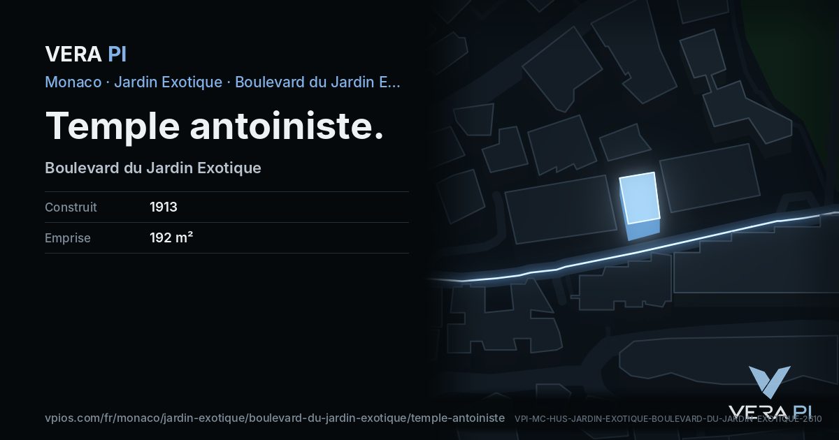 La carte VERA PI de Temple antoiniste