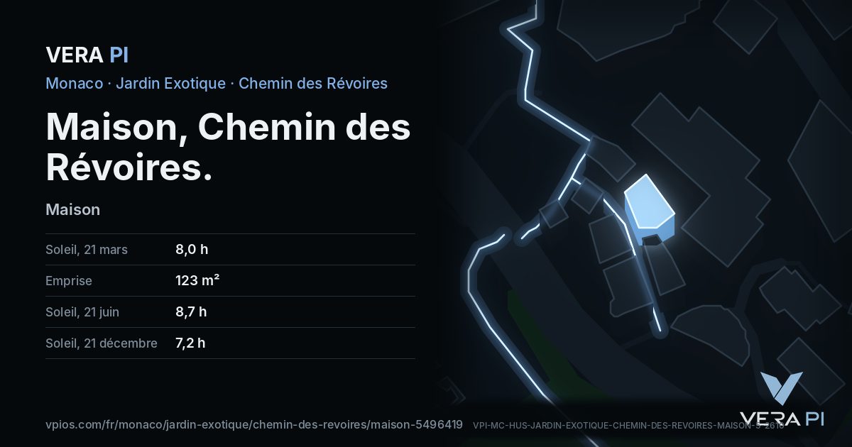 La carte VERA PI de Maison, Chemin des Révoires
