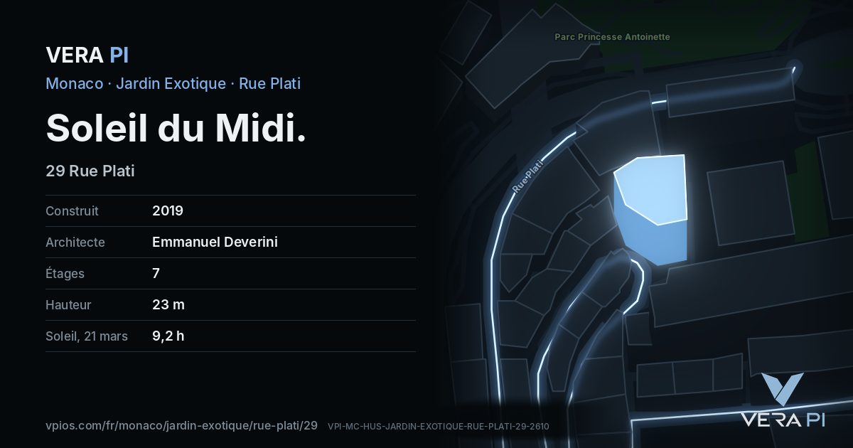 La carte VERA PI de Soleil du Midi