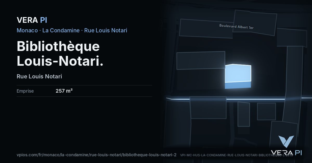 La carte VERA PI de Bibliothèque Louis-Notari