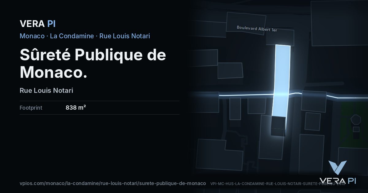 The VERA PI card for Sûreté Publique de Monaco
