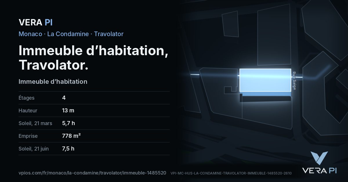 La carte VERA PI de Immeuble d’habitation, Travolator