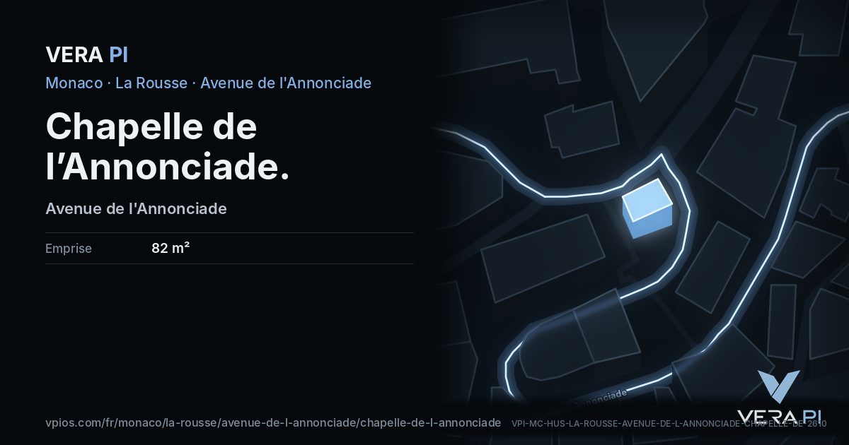 La carte VERA PI de Chapelle de l’Annonciade