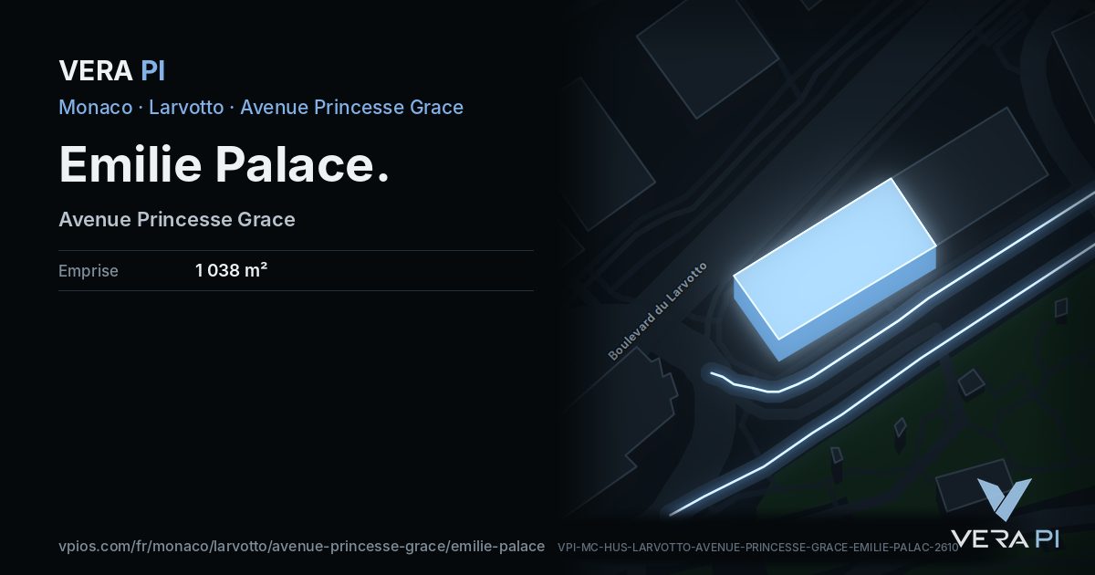 La carte VERA PI de Emilie Palace