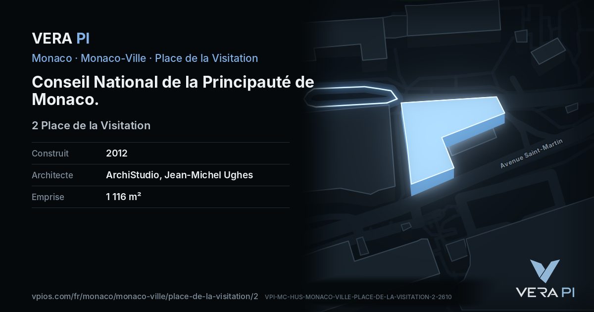 La carte VERA PI de Conseil National de la Principauté de Monaco