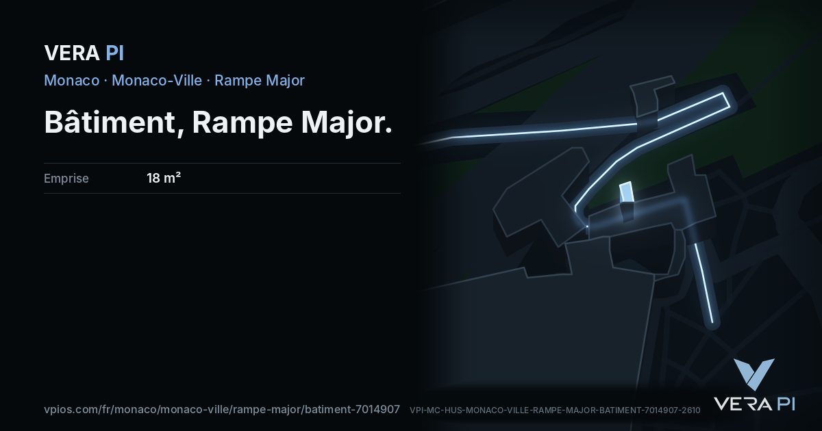 La carte VERA PI de Bâtiment, Rampe Major