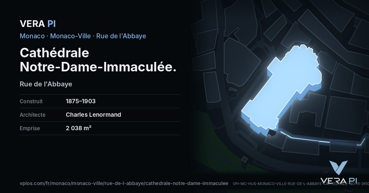 La carte VERA PI de Cathédrale Notre-Dame-Immaculée
