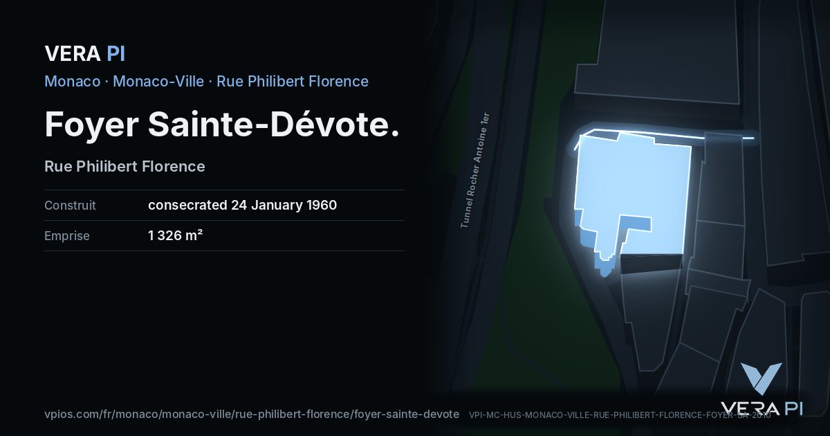 La carte VERA PI de Foyer Sainte-Dévote