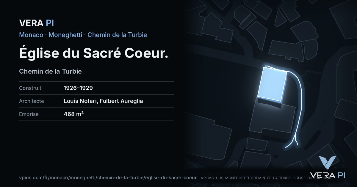La carte VERA PI de Église du Sacré Coeur
