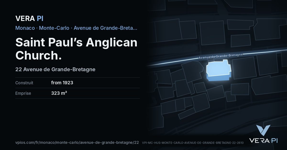 La carte VERA PI de Saint Paul’s Anglican Church