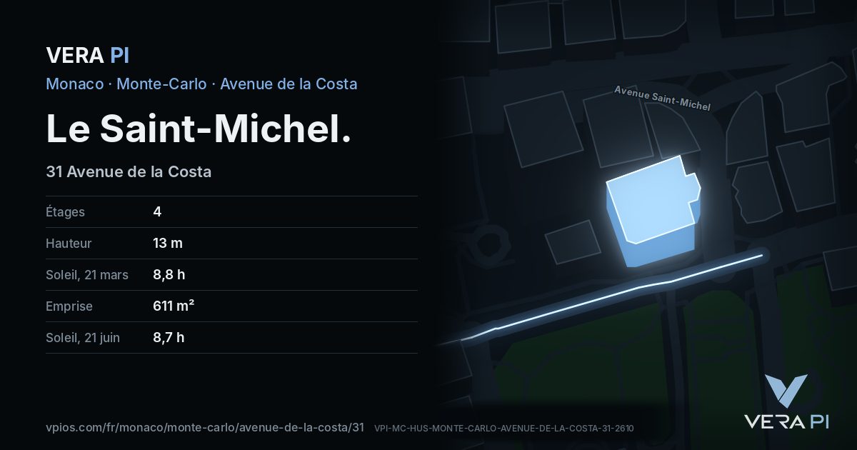 La carte VERA PI de Le Saint-Michel