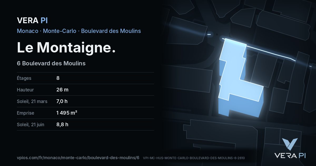 La carte VERA PI de Le Montaigne
