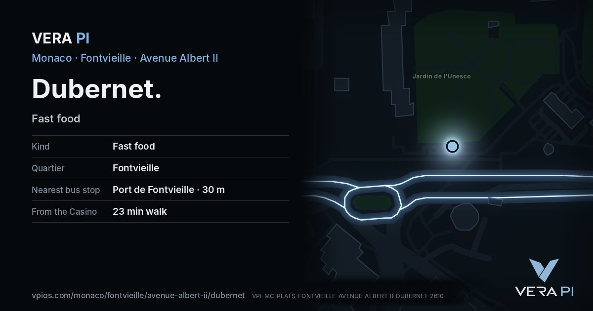 The VERA PI card for Dubernet