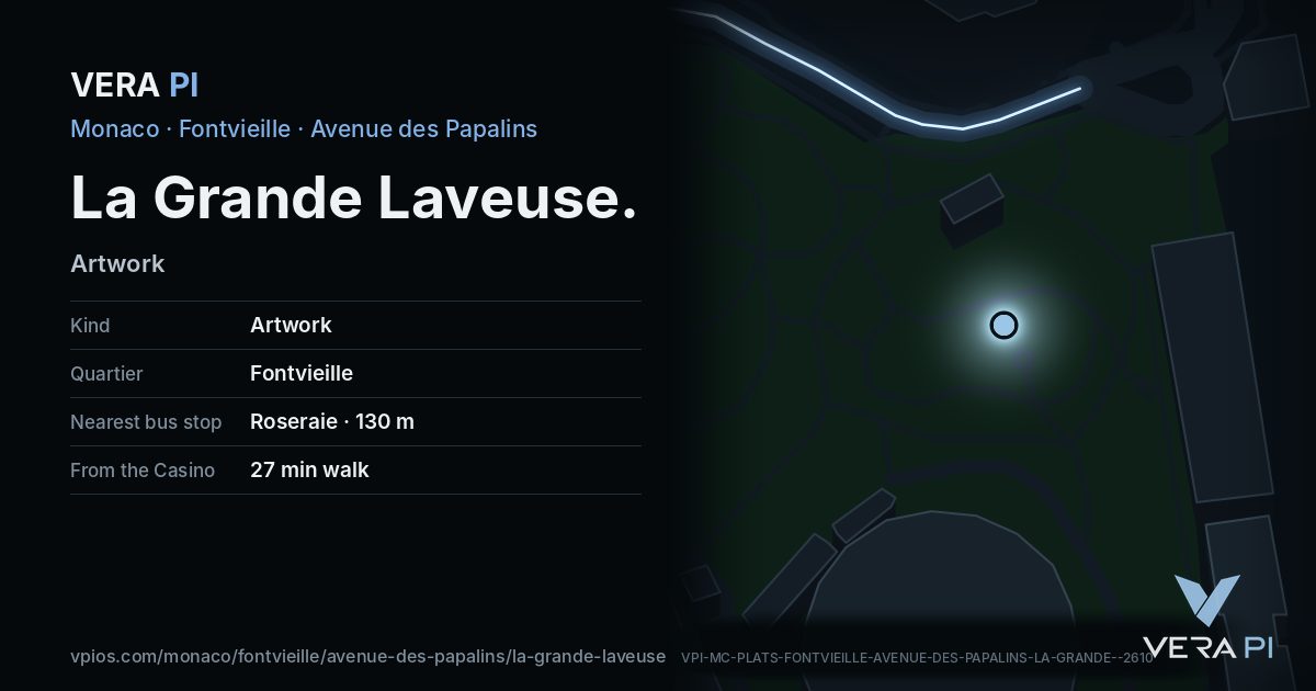The VERA PI card for La Grande Laveuse