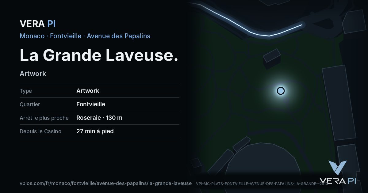 La carte VERA PI de La Grande Laveuse