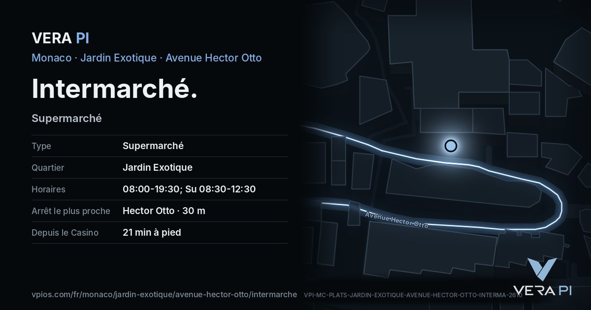 La carte VERA PI de Intermarché