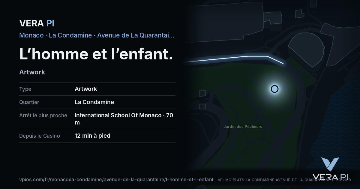 La carte VERA PI de L’homme et l’enfant