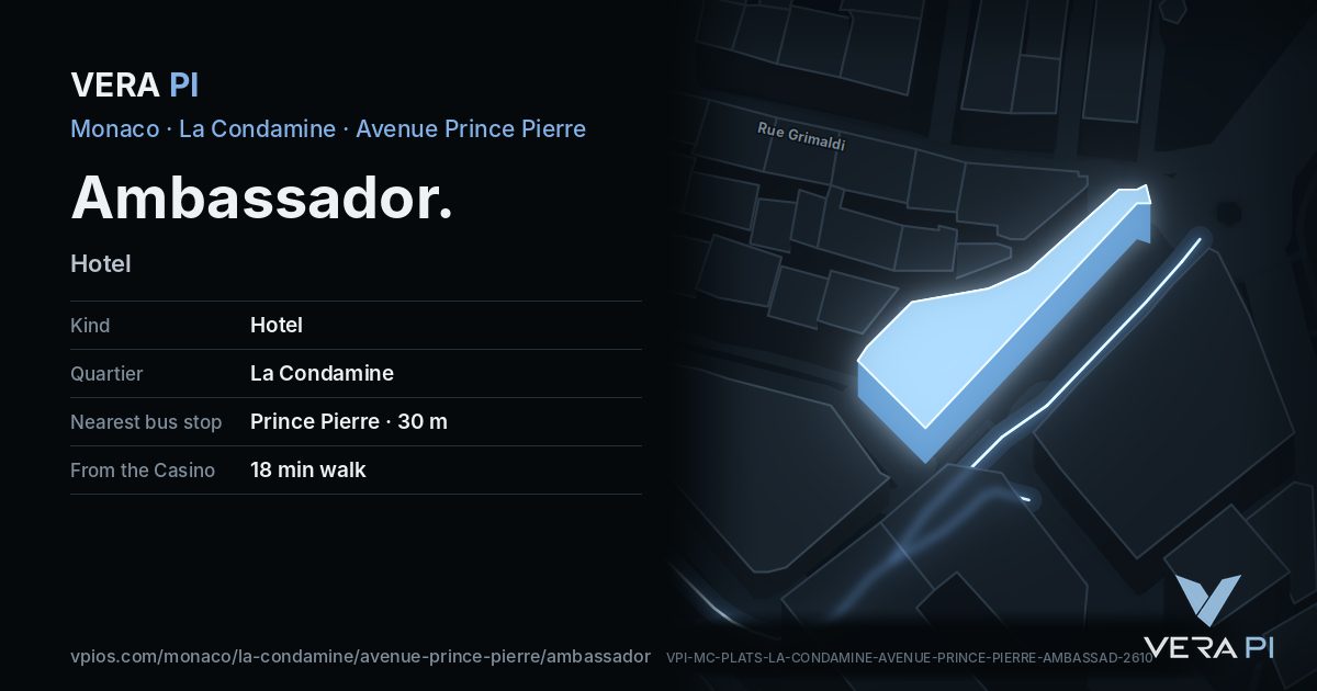 The VERA PI card for Ambassador