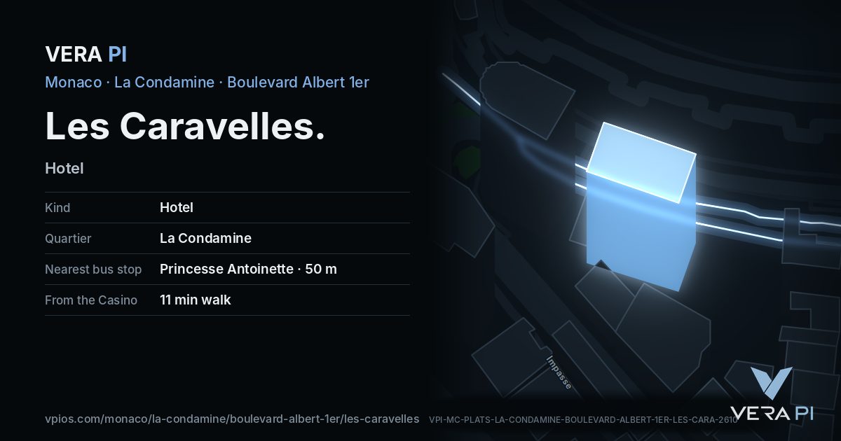 The VERA PI card for Les Caravelles