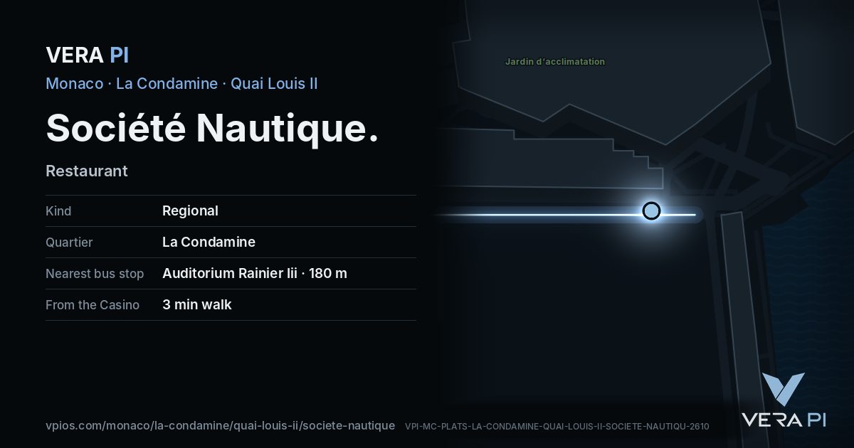 The VERA PI card for Société Nautique
