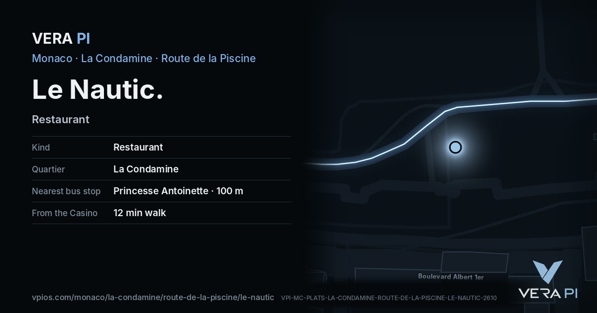 The VERA PI card for Le Nautic