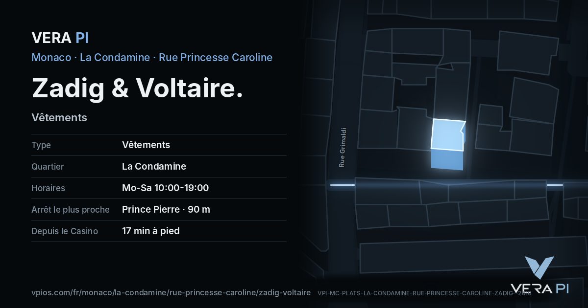 La carte VERA PI de Zadig & Voltaire