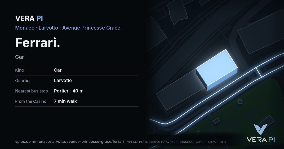 The VERA PI card for Ferrari