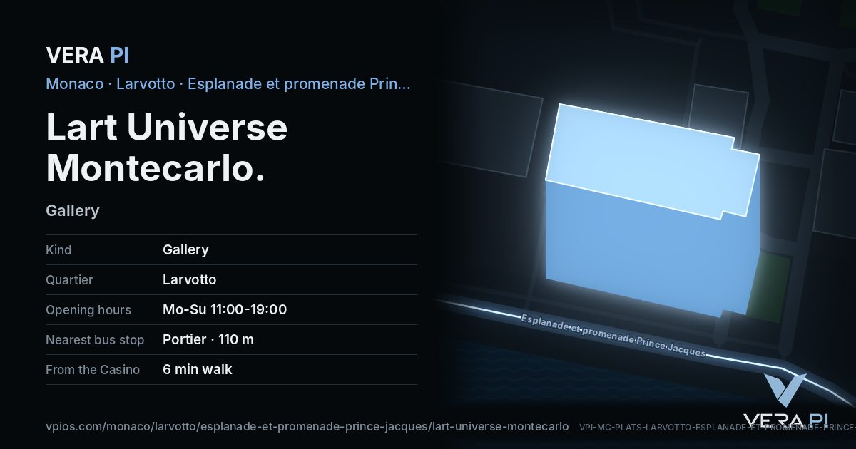 The VERA PI card for Lart Universe Montecarlo