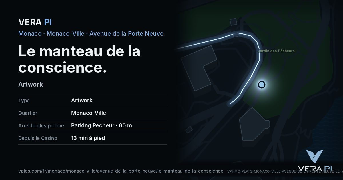 La carte VERA PI de Le manteau de la conscience