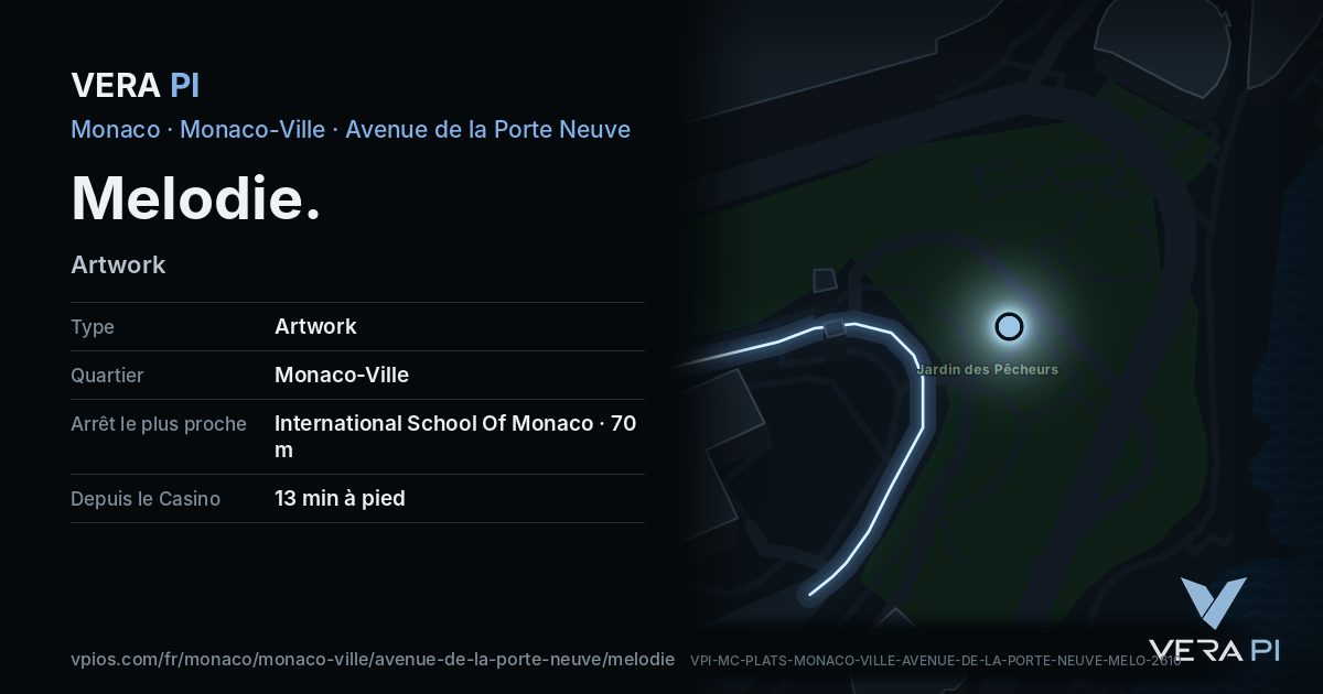 La carte VERA PI de Melodie