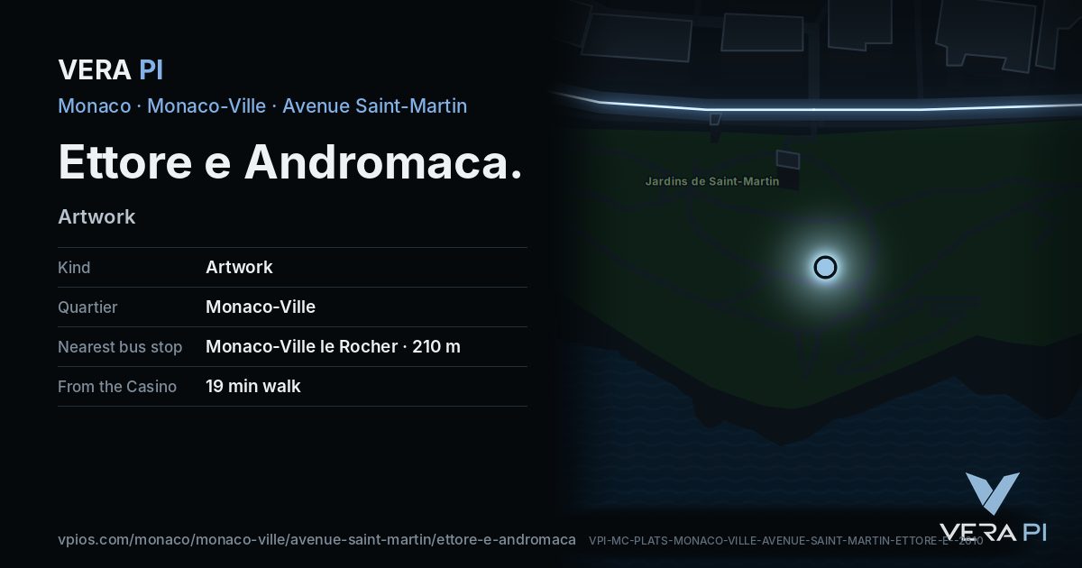 The VERA PI card for Ettore e Andromaca