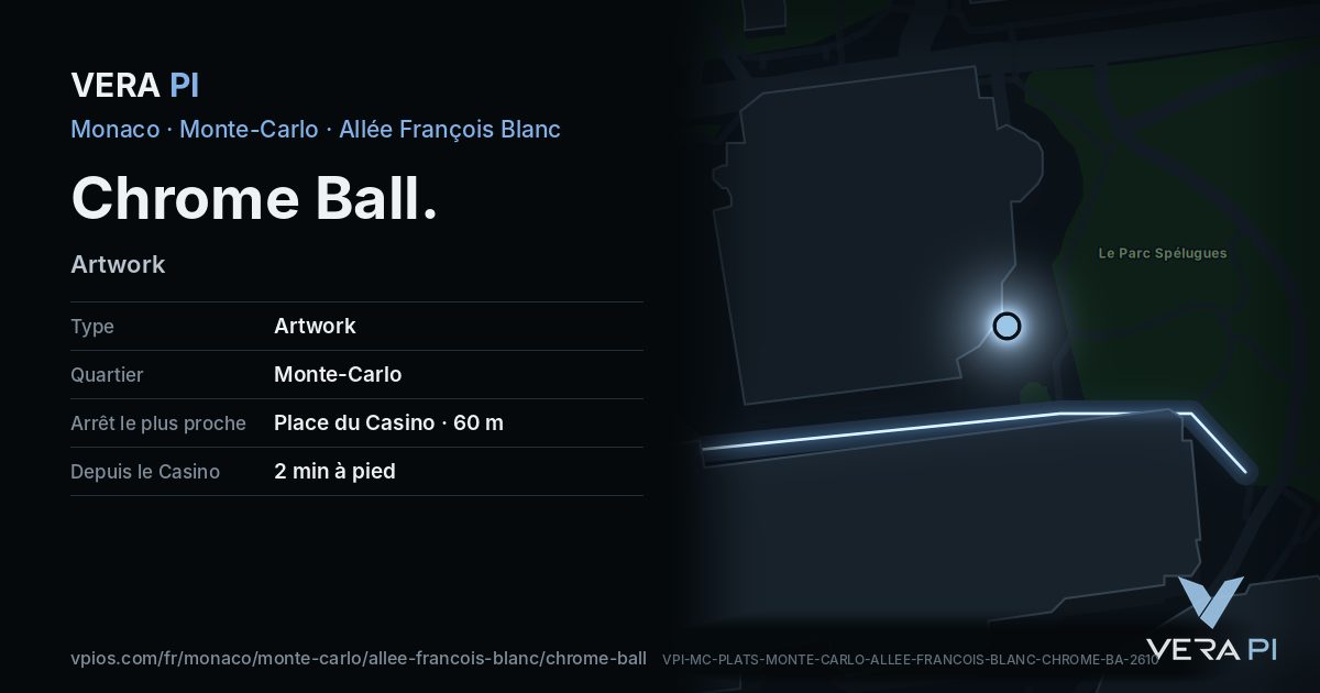La carte VERA PI de Chrome Ball