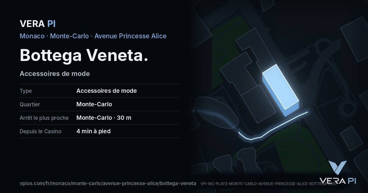 La carte VERA PI de Bottega Veneta