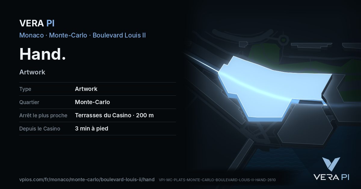 La carte VERA PI de Hand